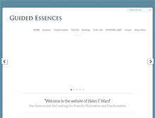 Tablet Screenshot of guidedessences.com